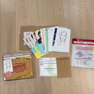 Unsolved Case Files Game Set